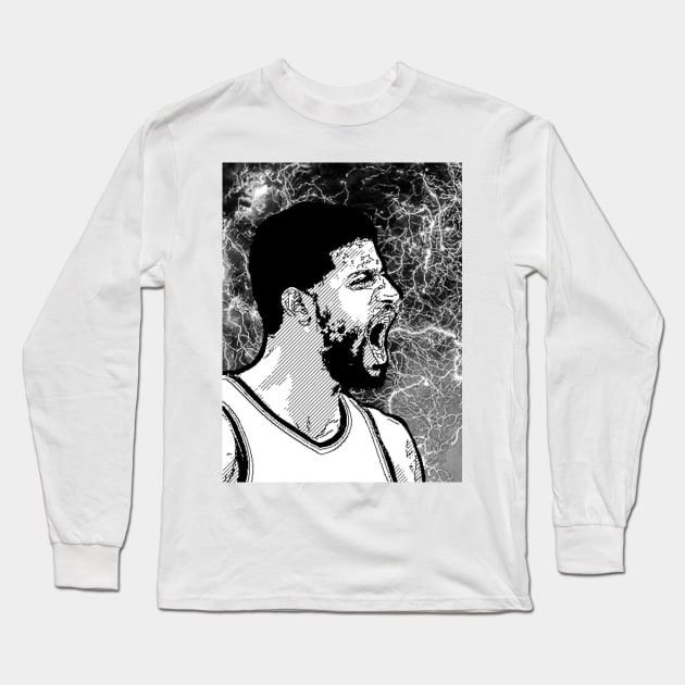 Paul George Long Sleeve T-Shirt by satorukonart